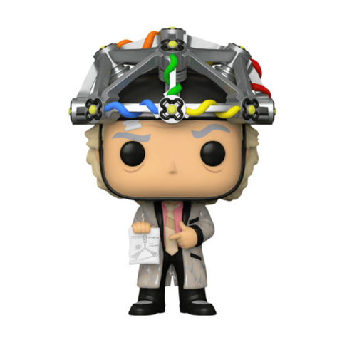 Dr. Emmett Brown with Helmet - Back To The Future Pop!